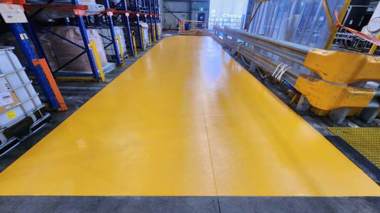 Safety yellow floor